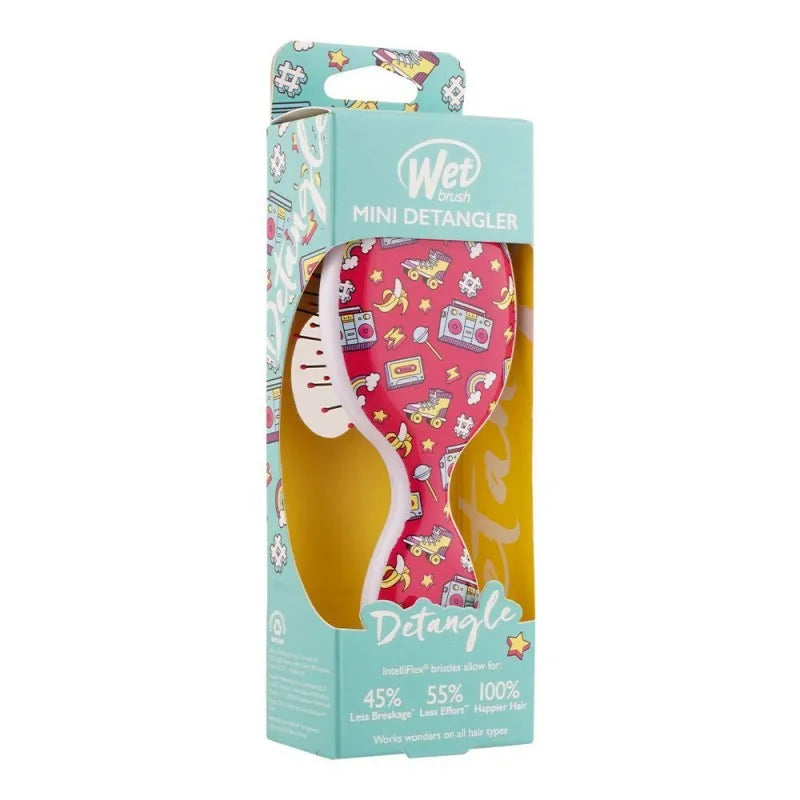 wet brush mini detangler hair brush happy hair radio, bwr832happyyp image4