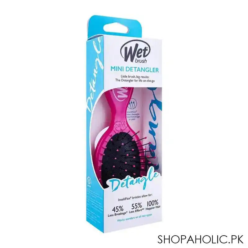 wet brush mini detangler hair brush pink, bwr832pink image3