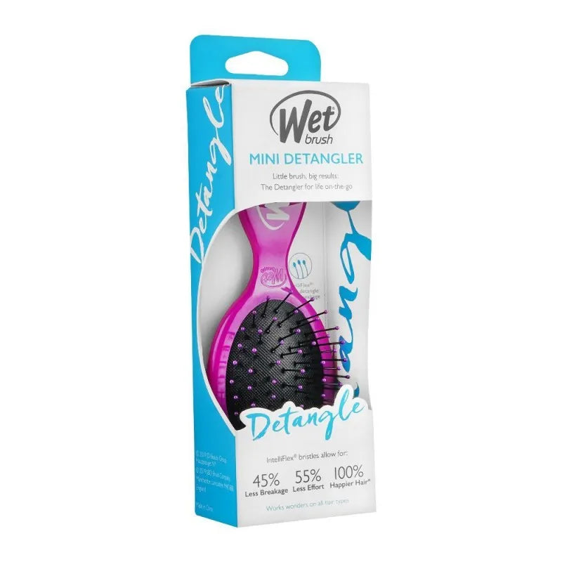 wet brush mini detangler hair brush, purple, bwr832purp image2