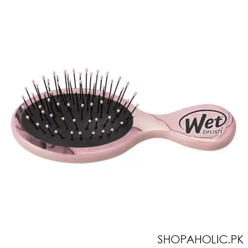 wet brush mini detangler hair brush terrain textures dusty rose, bwr832ttdr image2