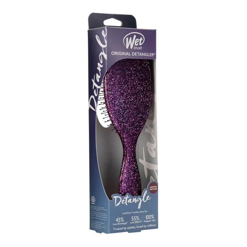 wet brush original detangler hair brush awestruck purple shimmer, bwr830awep image4