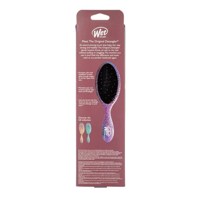 wet brush original detangler hair brush awestruck purple shimmer, bwr830awep image5