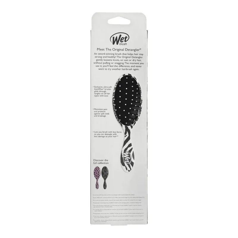 wet brush original detangler hair brush safari zebra 2022, bwr830safze image5