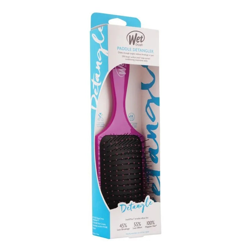 wet brush paddle detangler hair brush, purple, bwr831purp image3