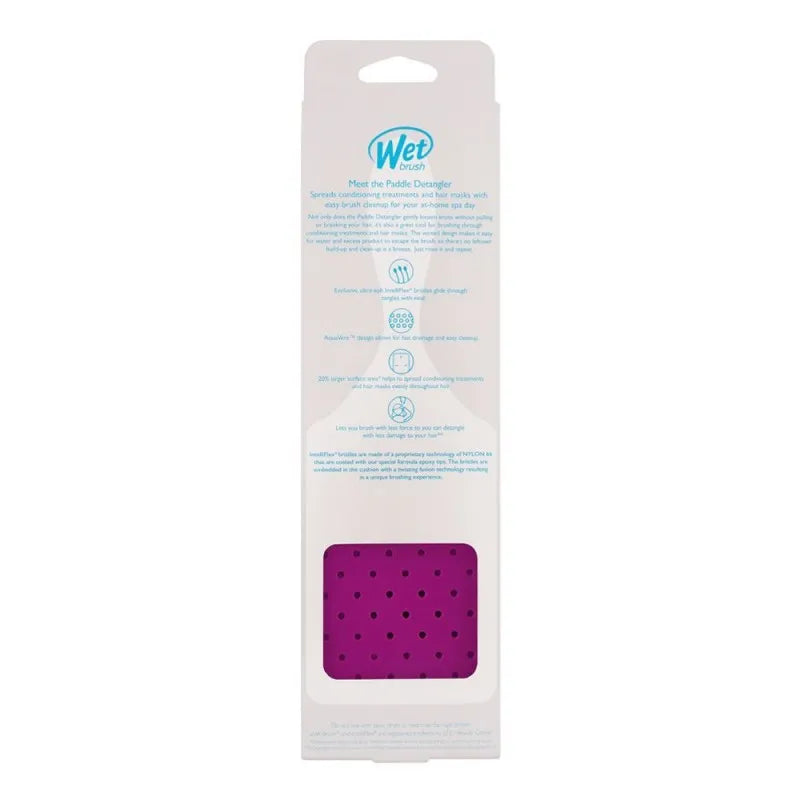 wet brush paddle detangler hair brush, purple, bwr831purp image4