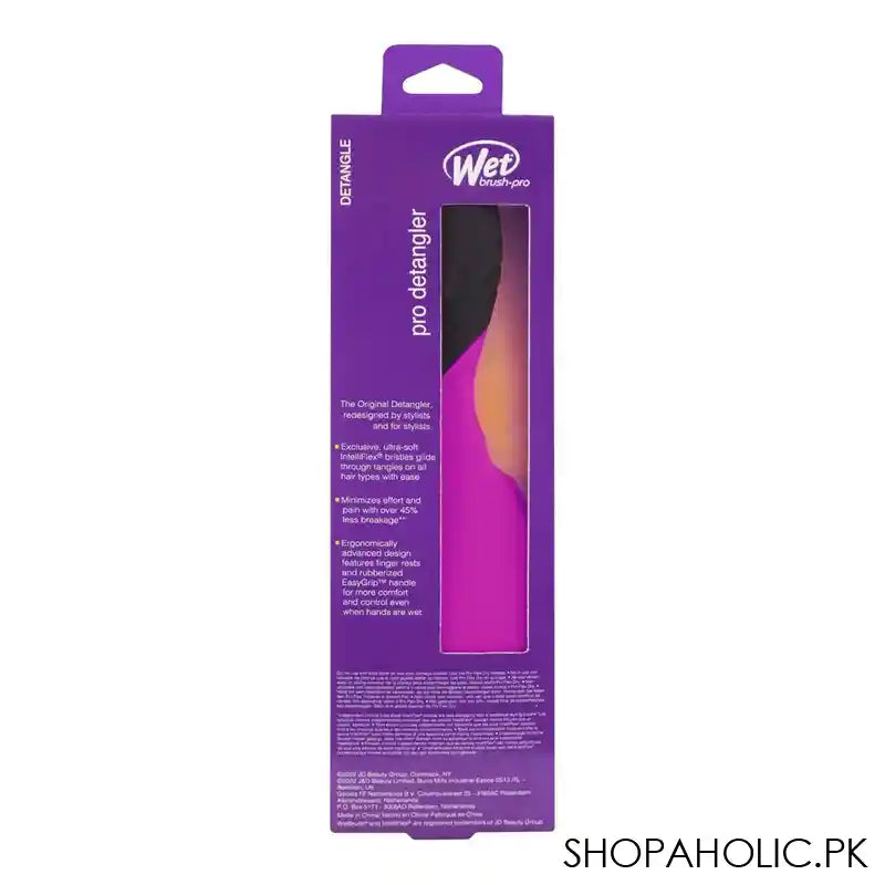 Wet Brush Pro Detangler Hair Brush, Purple, BWP830PROPR - Image 3