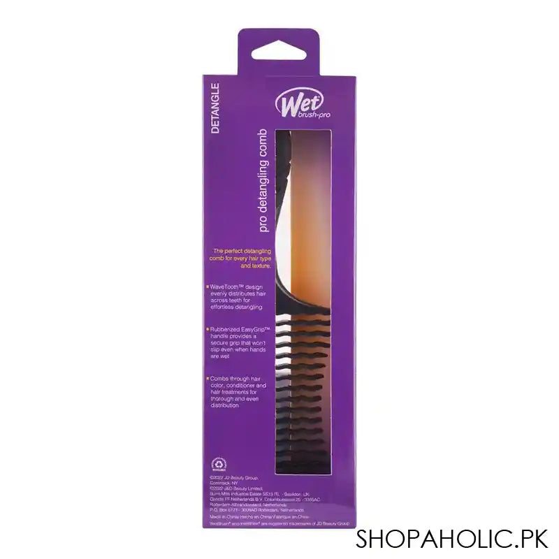 Wet Brush Pro Detangling Comb, Black, 0620WBLACKNW - Image 2