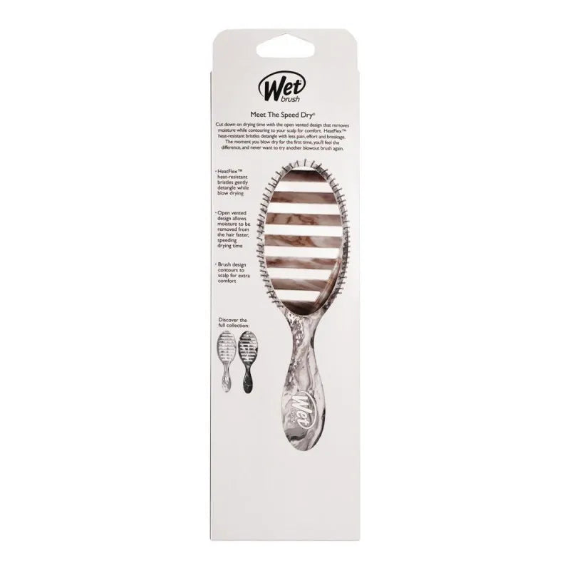 wet brush speed dry hair brush metallic marble bronze, bwr810mrbr image5