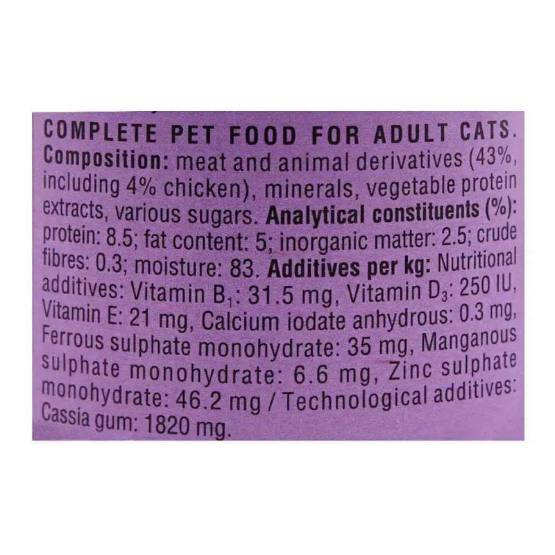 whiskas 1+ years chicken in jelly cat food 400g image3