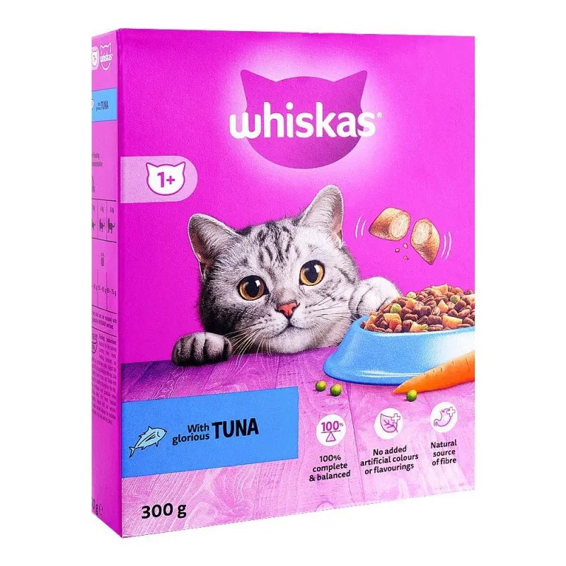 whiskas 1+ years tuna cat food, 300g main image