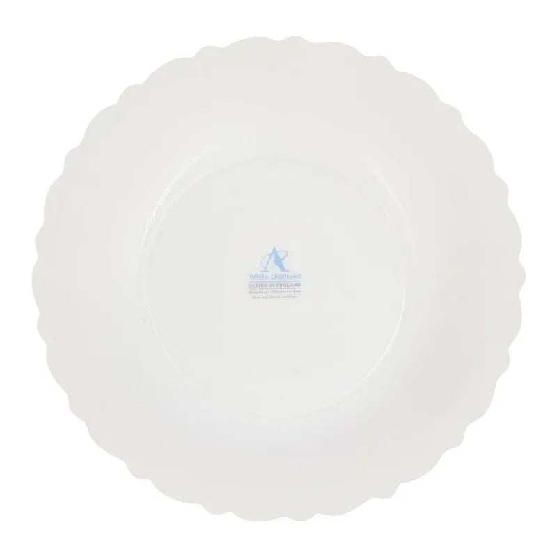 white diamond deep plate, 9 inches, no. 136 image2