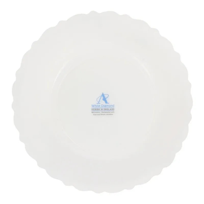 white diamond deep plate, 9 inches, no. 642 image2