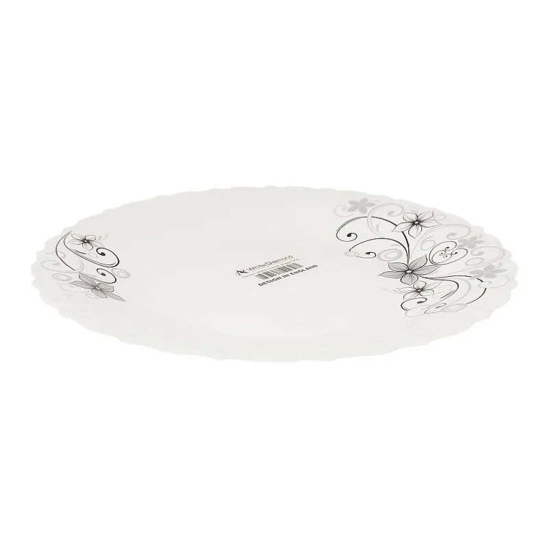 white diamond flat plate, 10 inches, no. 642 image3