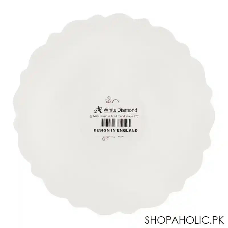 white diamond medium bowl, 7 inches, no. 136 main image