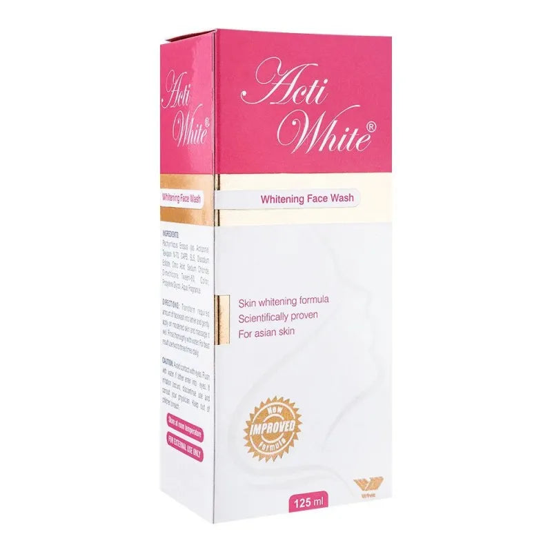 whiz laboratories acti white whitening face wash, for asian skin, 125ml image2