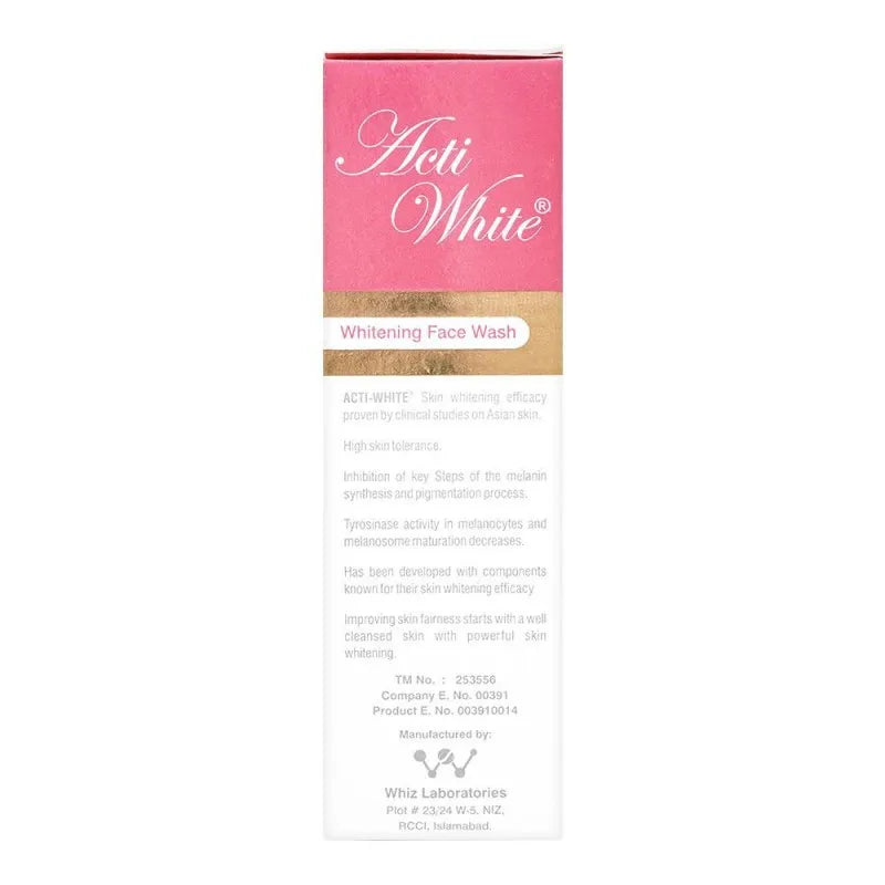 whiz laboratories acti white whitening face wash, for asian skin, 125ml image3