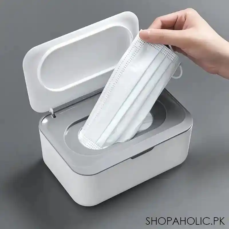 wipe storage box with lid image2