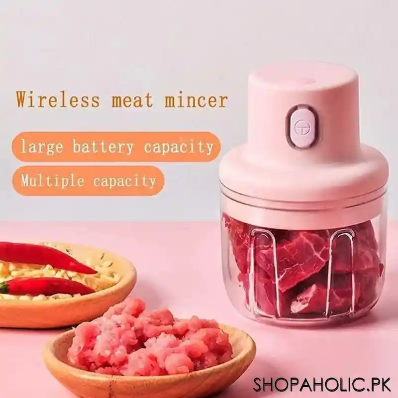 wireless rechargeable food chopper (highest quality) image4