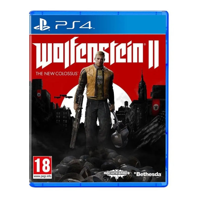 wolfenstein ii   playstation 4 (ps4) main image