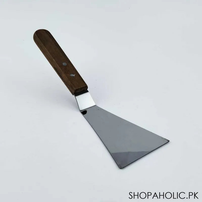 wooden handle stainless steel pie cake pizza slice lifter main image