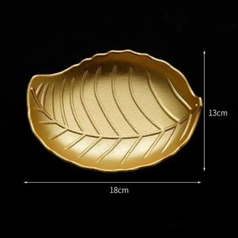 wooden table decoration leaf tray image6