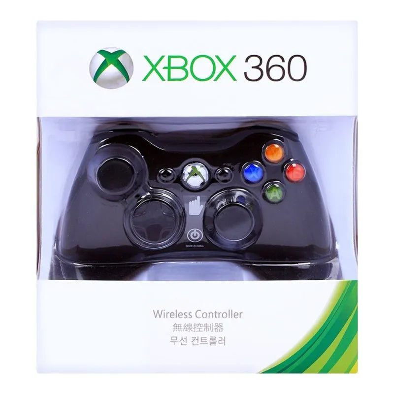 xbox 360 wireless controller black main image