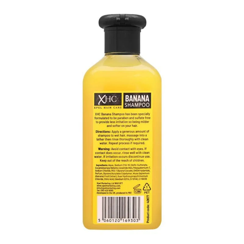 xhc banana nourishing hair shampoo, paraben & sls free, 400ml image2