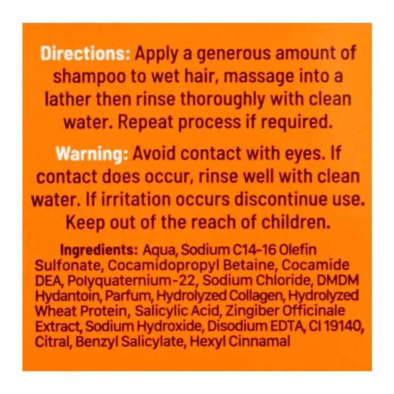 xhc ginger anti dandruff hair shampoo, paraben & sls free, 400ml image3