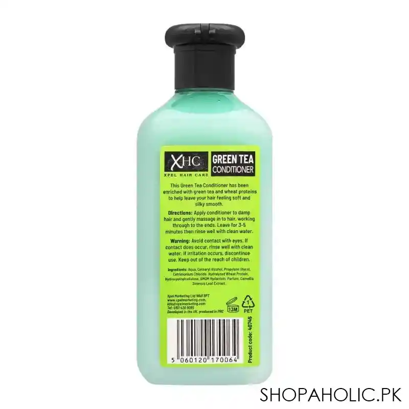 xhc nourishing green tea hair conditioner, paraben free, 400ml image2