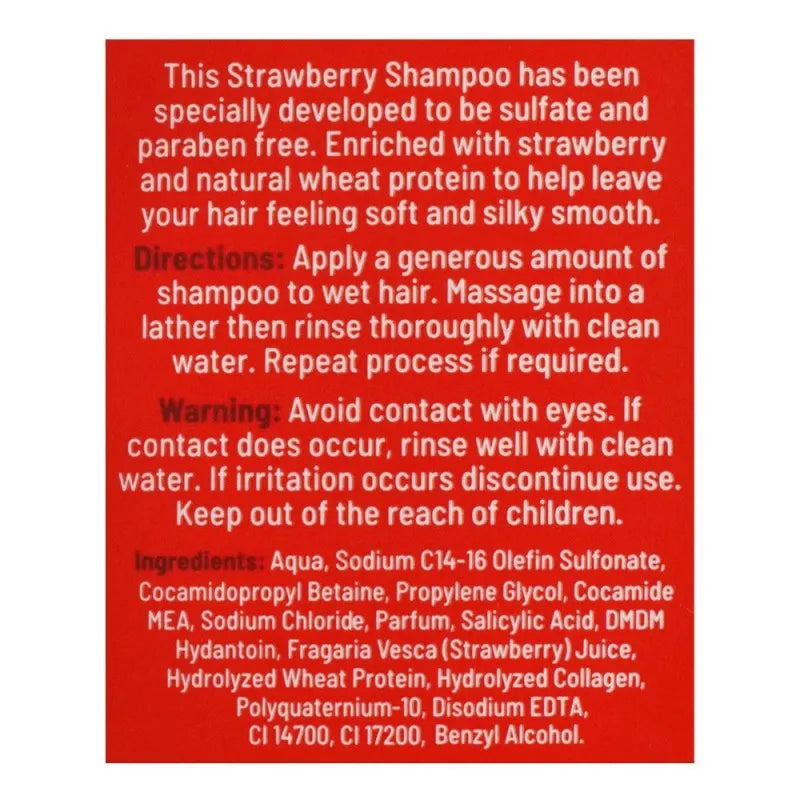 xhc strawberry nourishing shampoo, 400ml image3