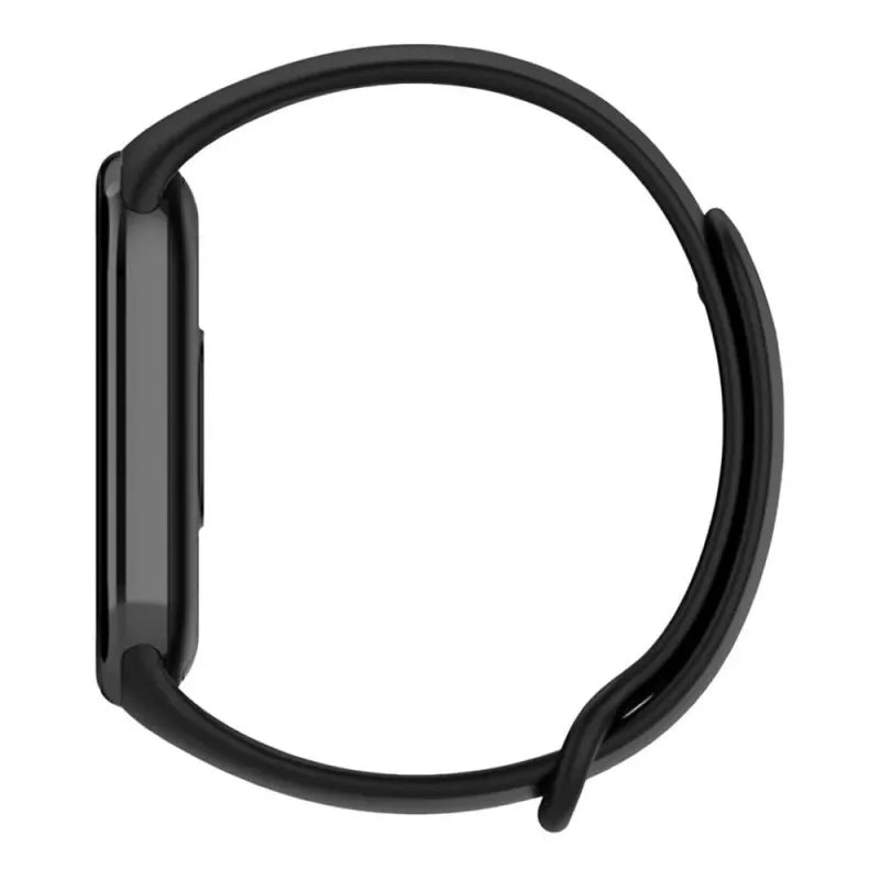 xiaomi men's smart band 8, black metal case with black silicone strap, m2239b1 image3