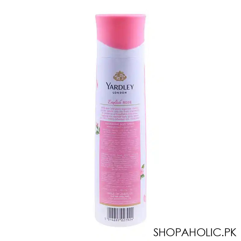 Yardley English Rose Deodorant Body Spray, For Women, 150ml - Image 3