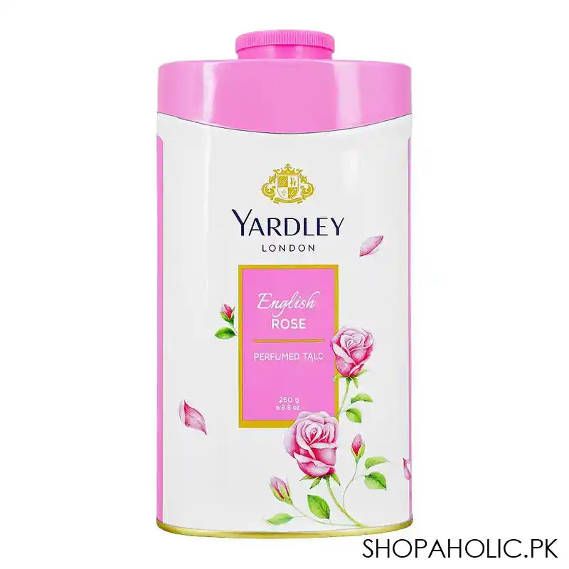 Yardley English Rose Perfumed Talcum Powder, 250g - Main Image