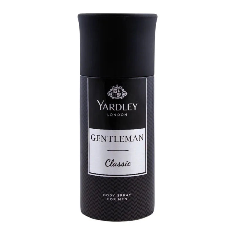 yardley gentleman classic deodorant body spray, 150ml main image