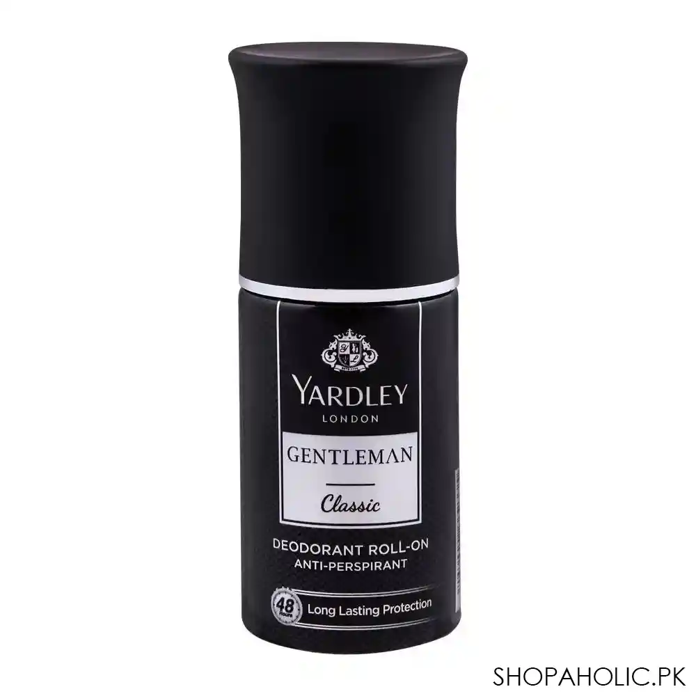 yardley gentleman classic roll on deodorant, 50ml main image