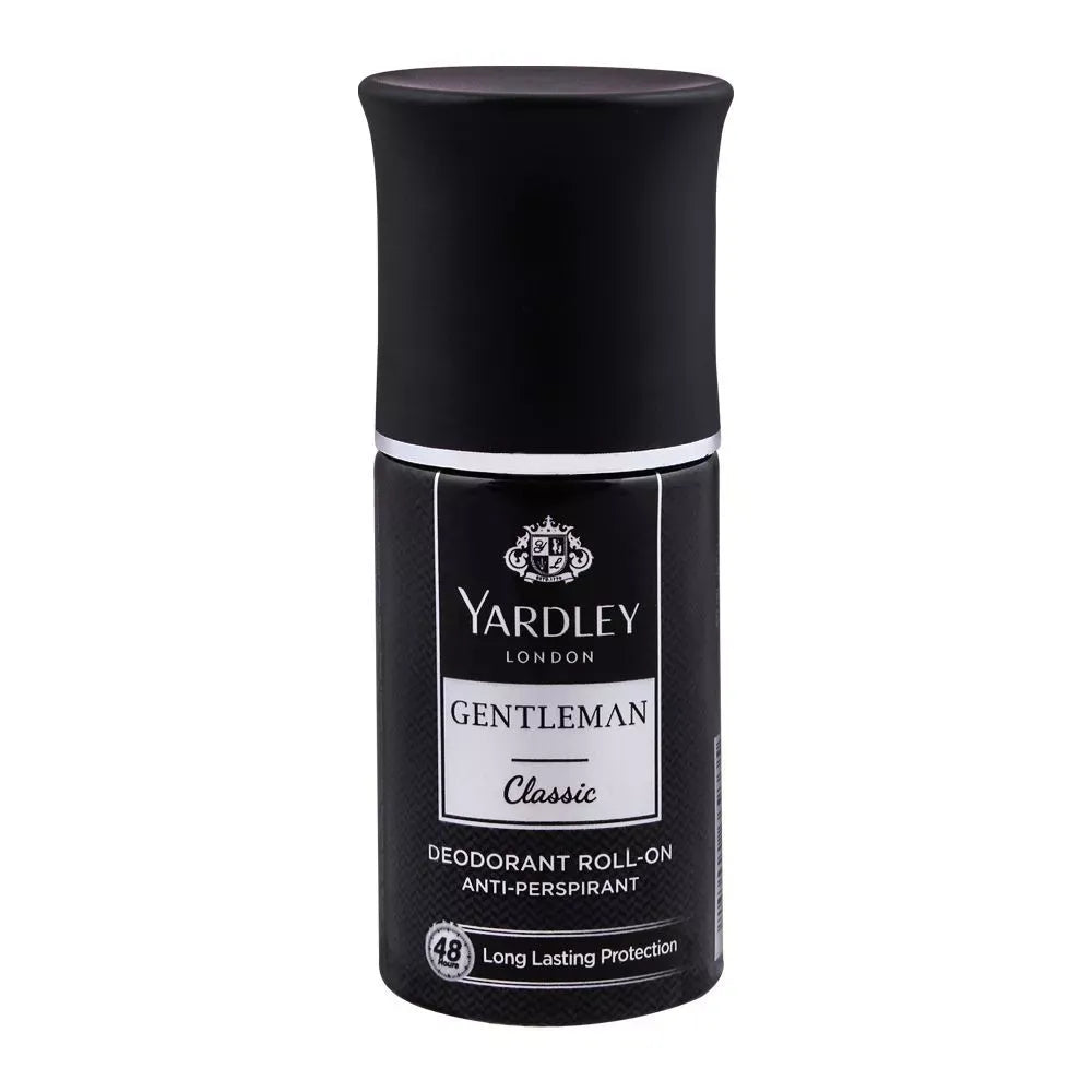 yardley gentleman classic roll on deodorant, 50ml main image