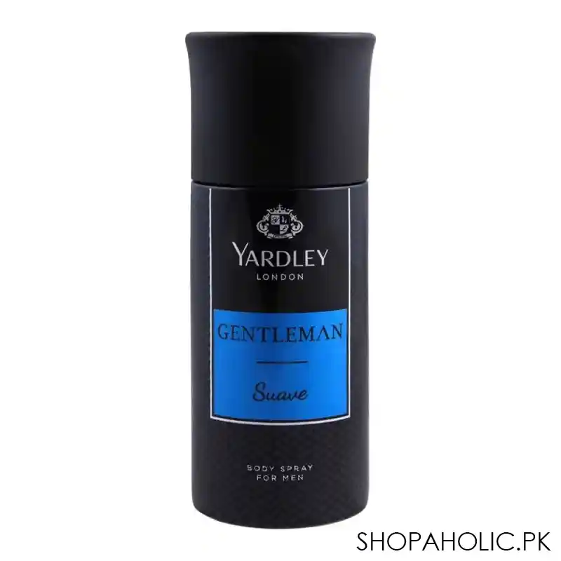 yardley gentleman suave deodorant body spray, 150ml main image