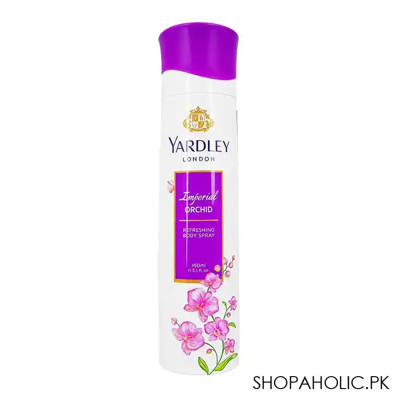 Yardley Imperial Orchid Body Spray, For Women, 150ml - Main Image