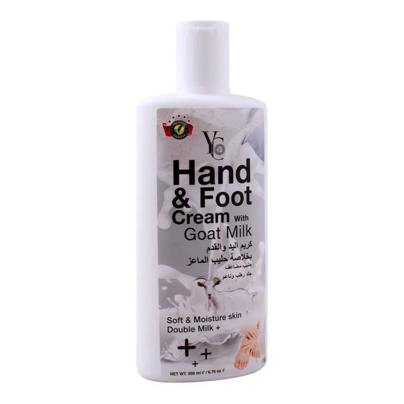 yc hand & foot cream with goat milk, 200ml main image