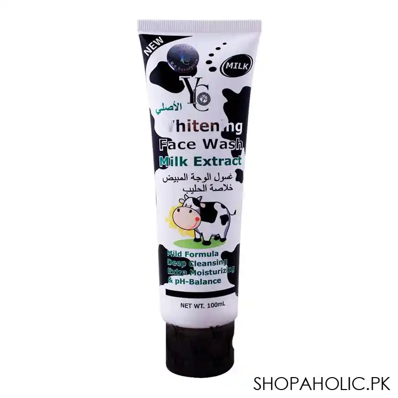 YC Whitening Face Wash, With Milk Extract, 100ml - Main Image