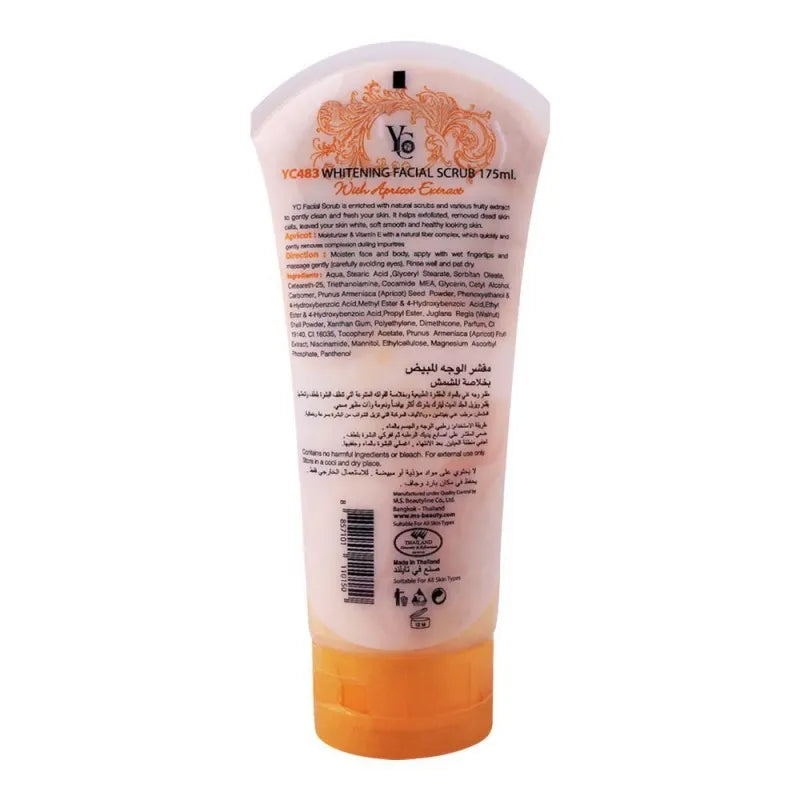 yc whitening facial scurb, apricot extract, 175ml image2