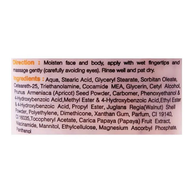 yc whitening facial scurb, papaya extract, 175ml image3