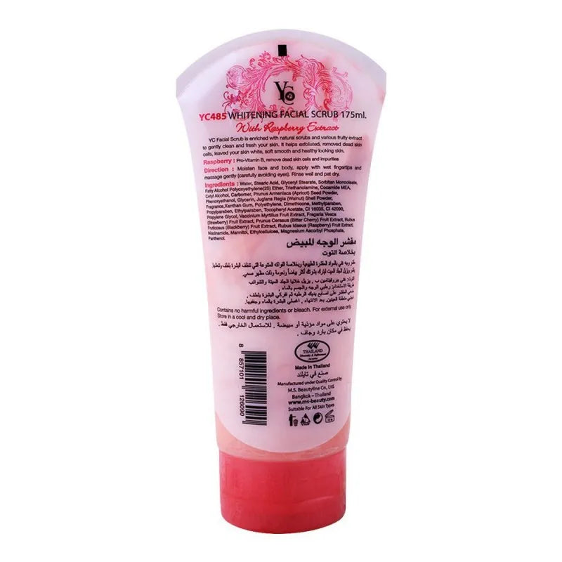 yc whitening facial scurb, raspberry extract, 175ml image2