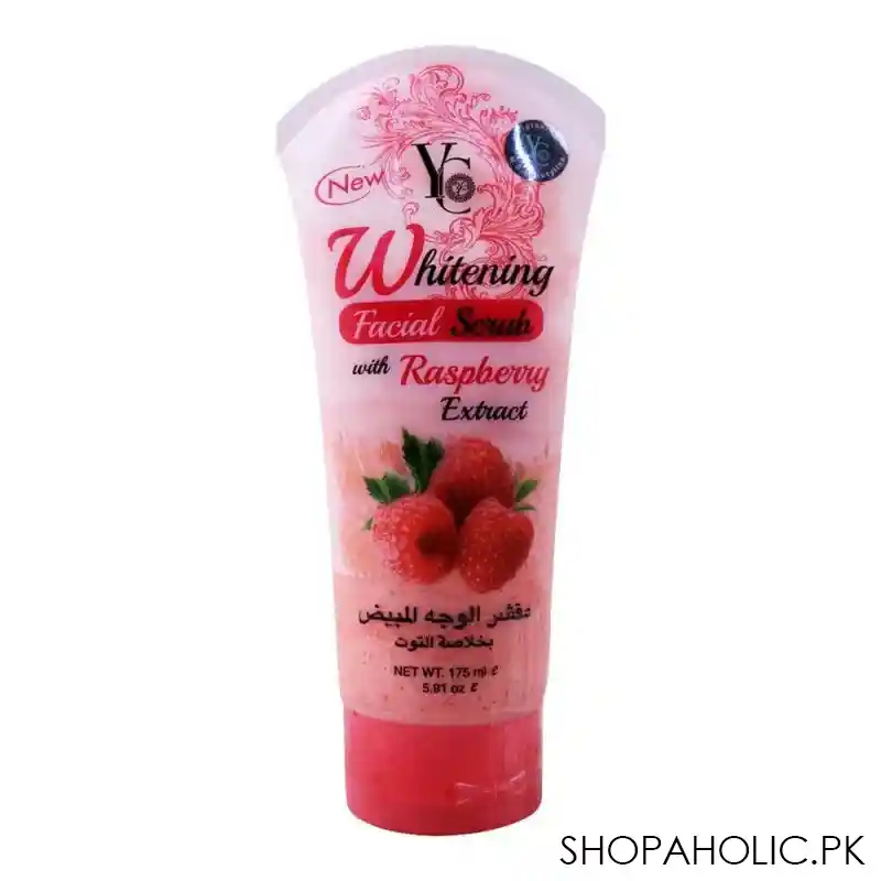 yc whitening facial scurb, raspberry extract, 175ml main image