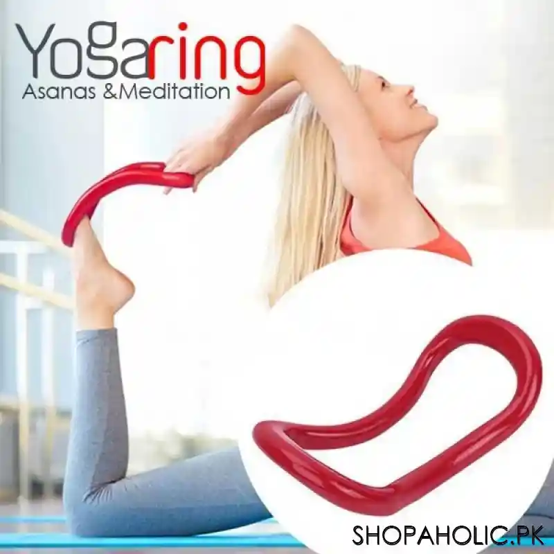 yoga ring for toning thighs, abs legs, gymnastics exercise workout, flexibility posture workout main image