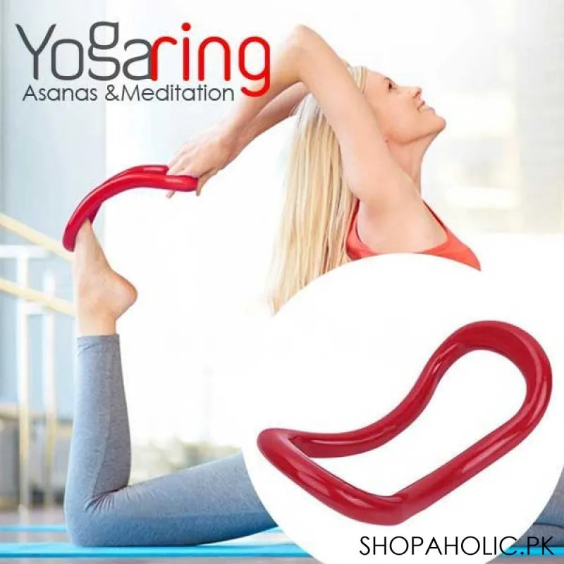 yoga ring for toning thighs, abs legs, gymnastics exercise workout, flexibility posture workout main image