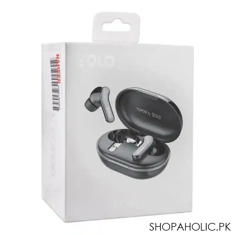 yolo yopod earbuds, yp 01 black image3