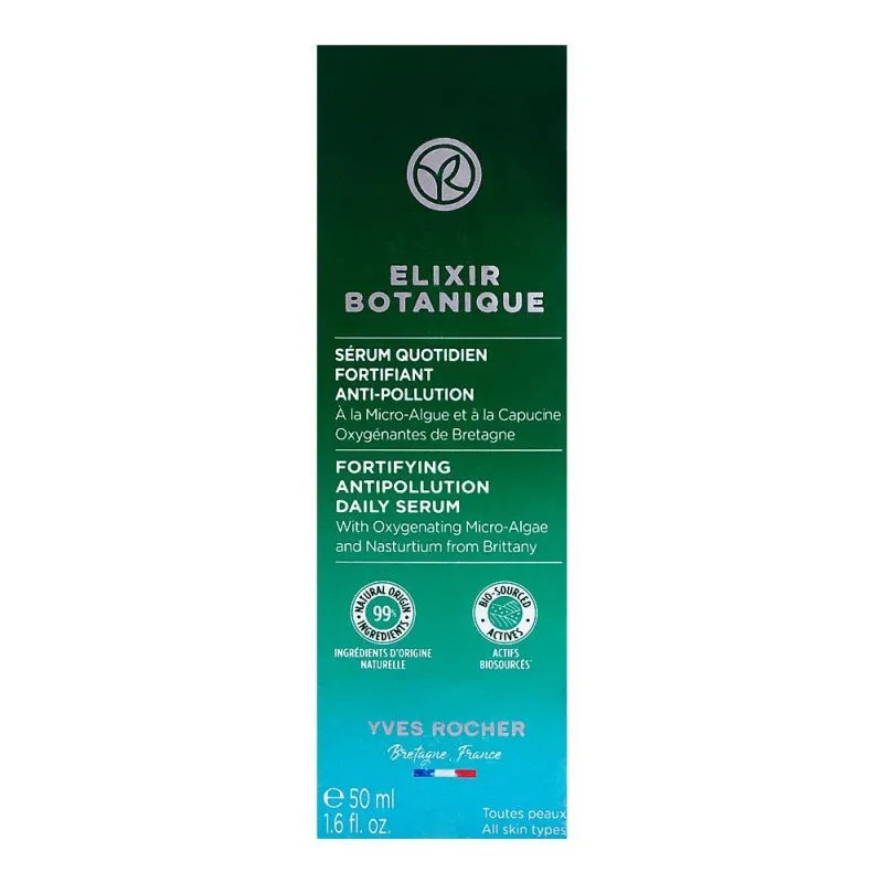 yves rocher elixir botanique fortifying anti pollution daily serum, 50ml image2