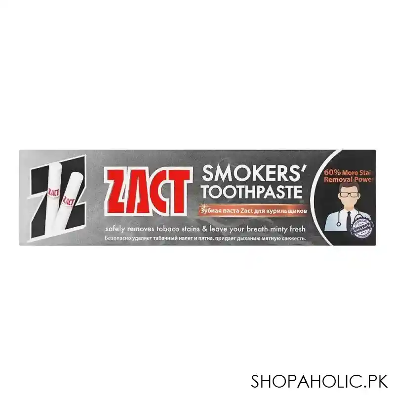 zact smokers toothpaste 100g image2