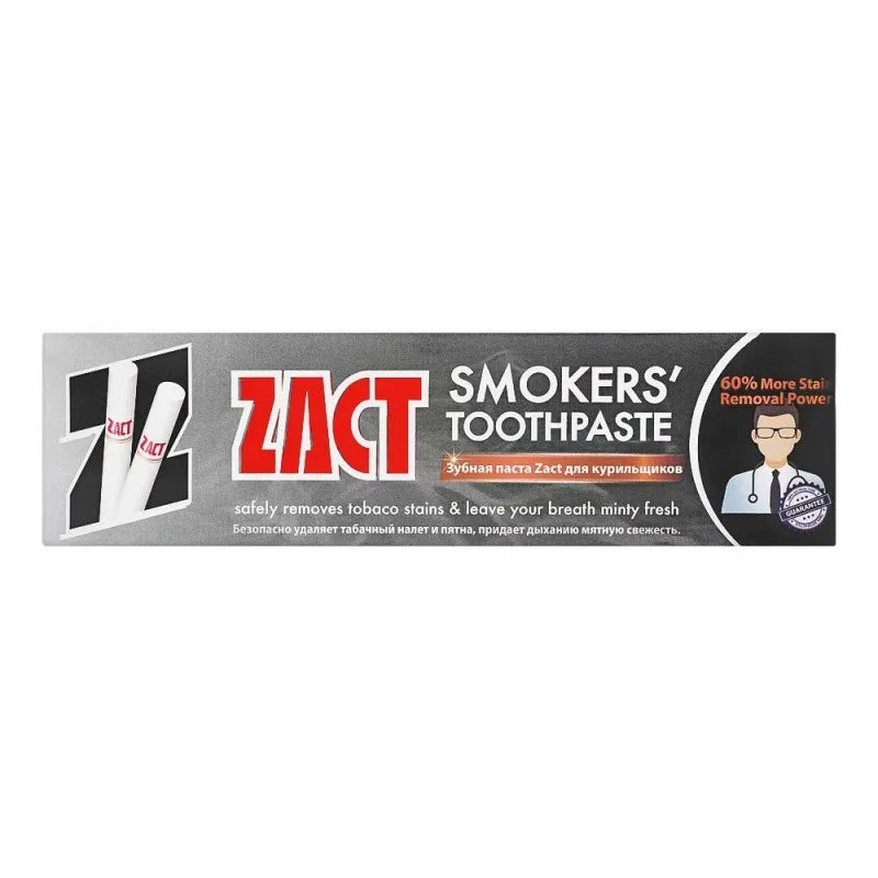 zact smokers toothpaste 100g image2